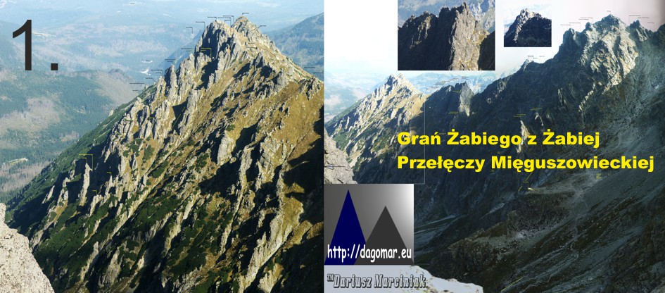 Grań Żabiego z Żabiej Przełęczy Mięguszowieckiej